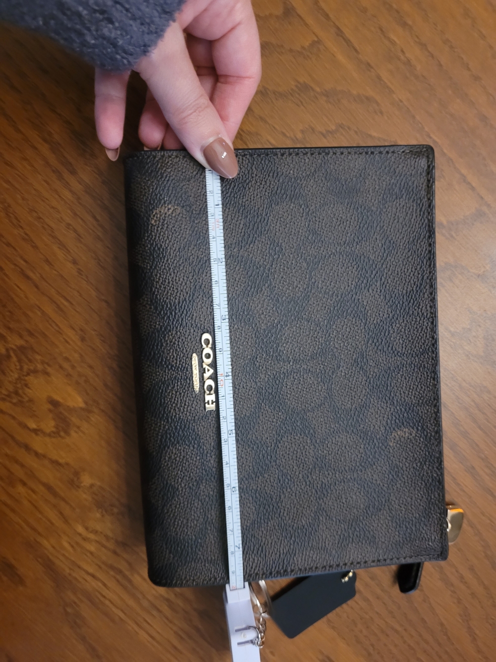 COACH Slim Signature Canvas Crossbody Bag - Picture 13 of 14